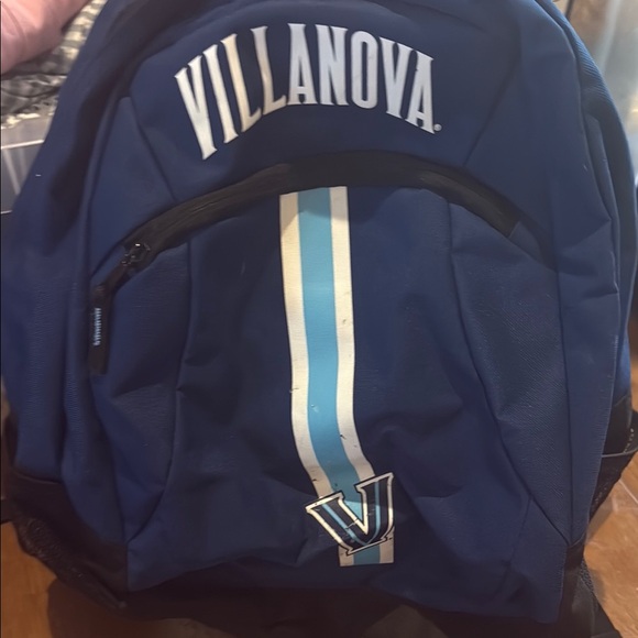 blue leather backpack lisa minardi Blue Backpack Villanova